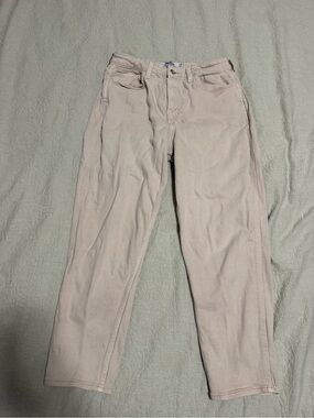 Hollister Light Beige/Taupe High-Rise Jeans